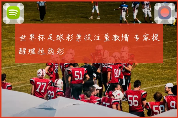 世界杯足球彩票投注量激增 专家提醒理性购彩