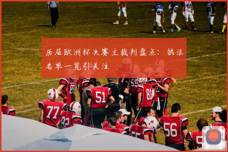 历届欧洲杯决赛主裁判盘点：执法名单一览引关注